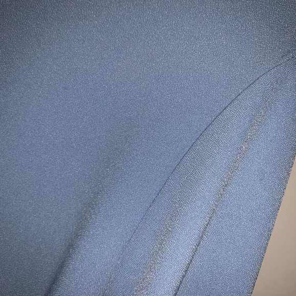 Aqua Shift Dress with Bell Sleeves - Picture 7 of 10